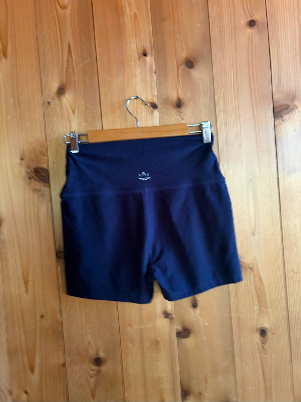 Beyond Yoga Spacedye All For Run Short Nocturnal Navy View 2